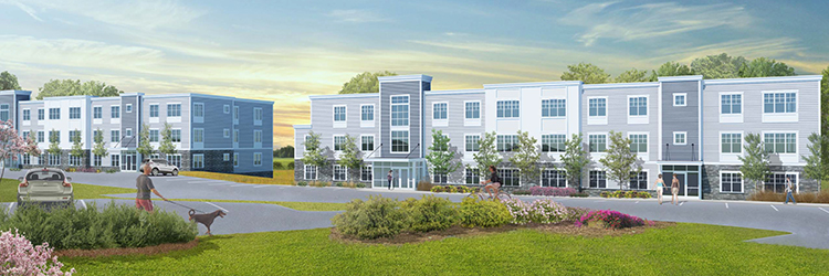 Dakota Partners starts construction on Brookside Terrace, phase 2 - a new affordable housing community in East Greenwich